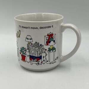 Vintage Sandra Boynton Ceramic Mug Christmas